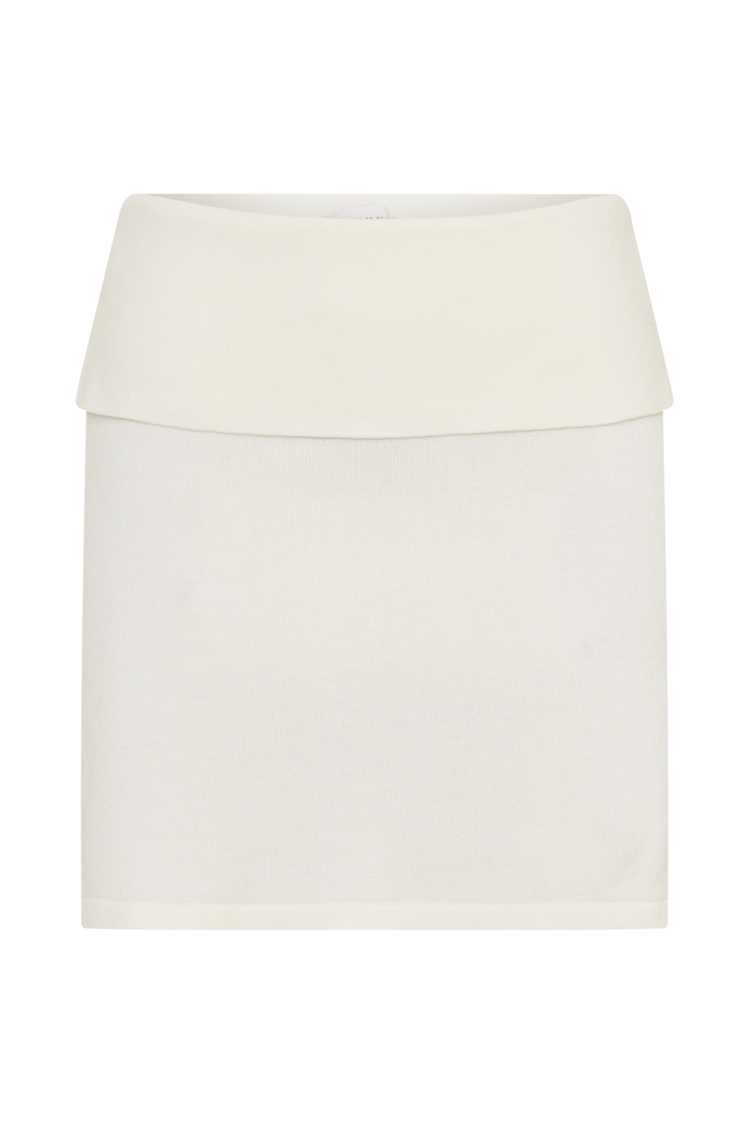 Misty Mid Rise Knit Mini Skirt - Ivory - Image 11