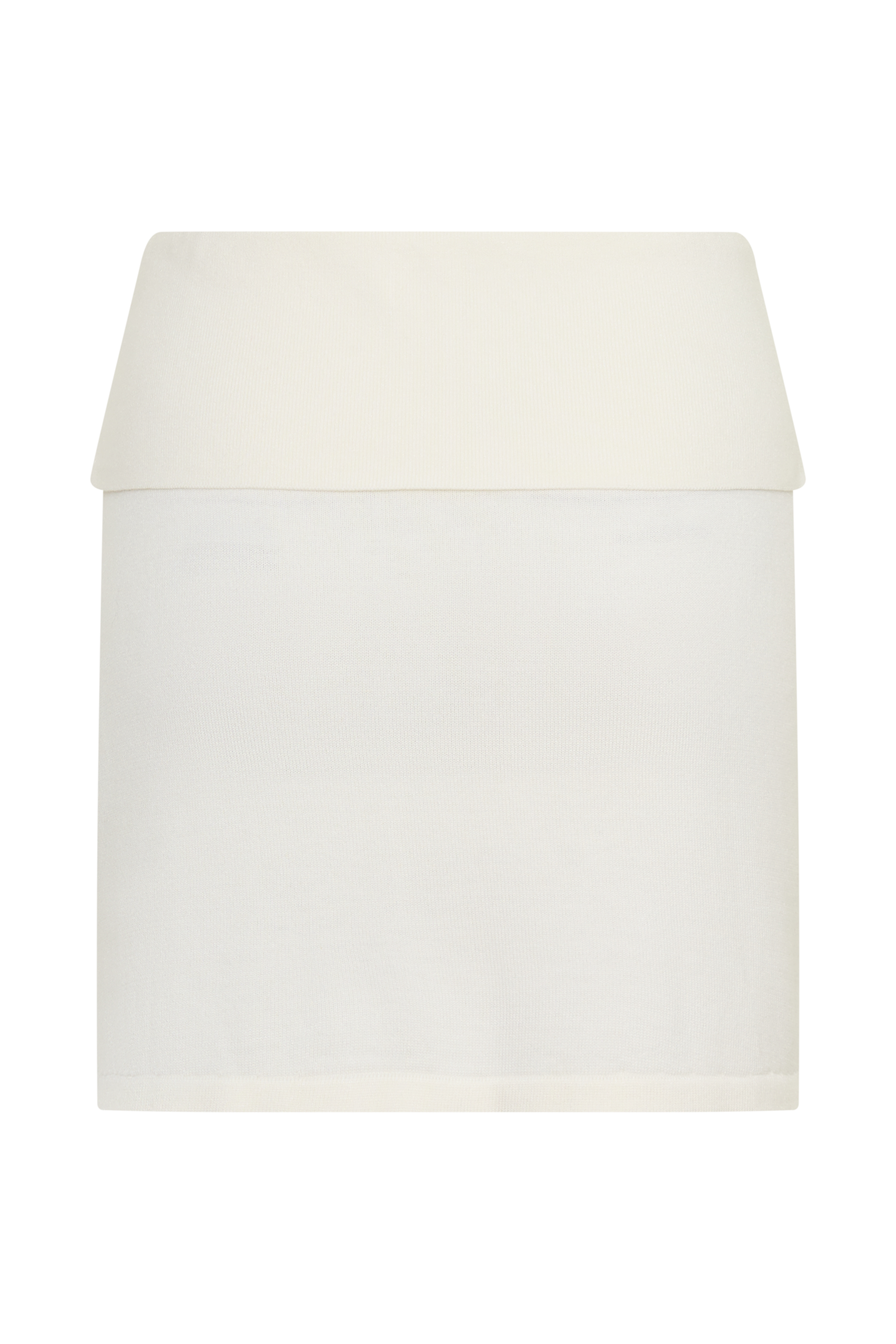 Misty Mid Rise Knit Mini Skirt - Ivory - Image 10