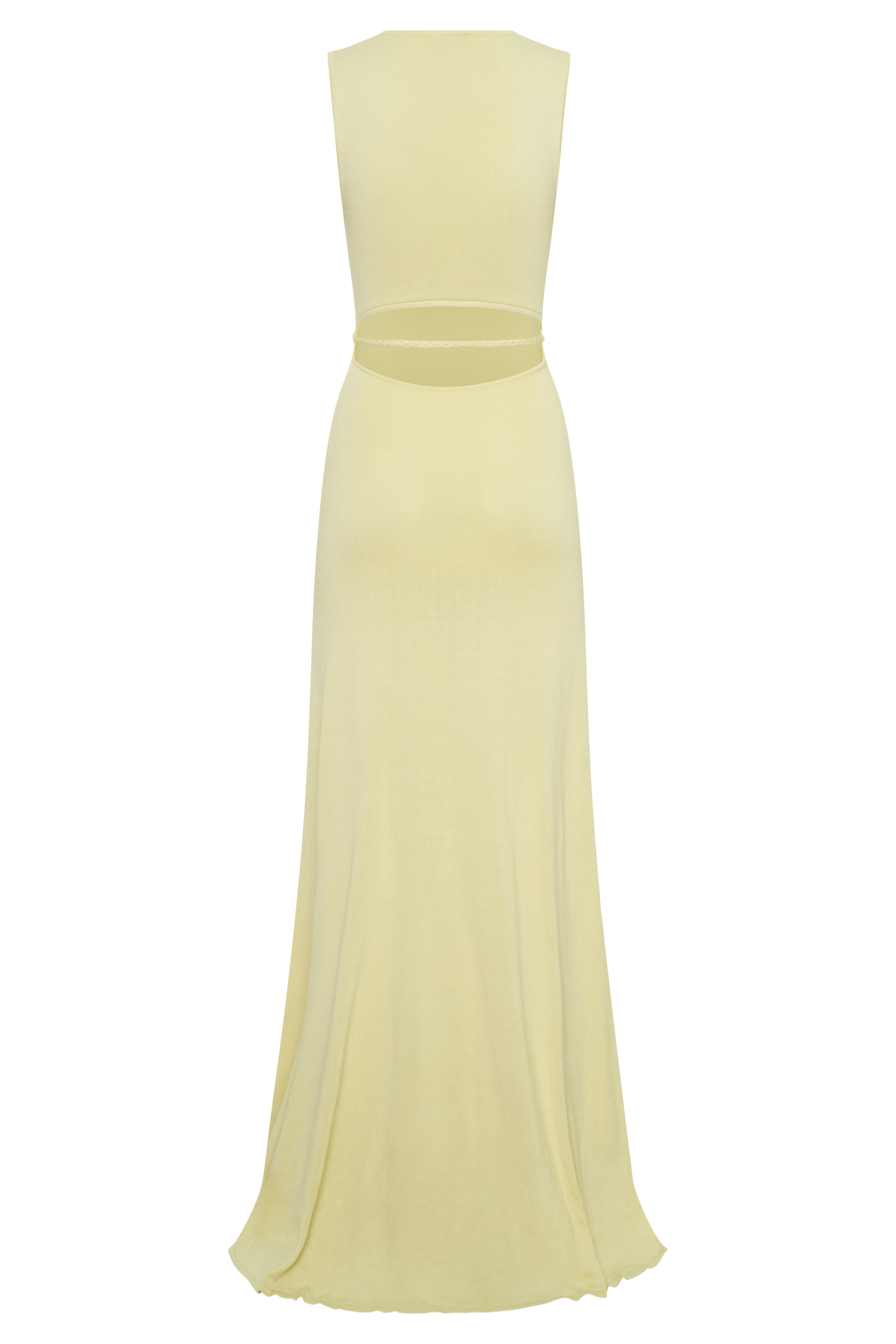 Monay Tulip Maxi Dress - Lemon - Image 6