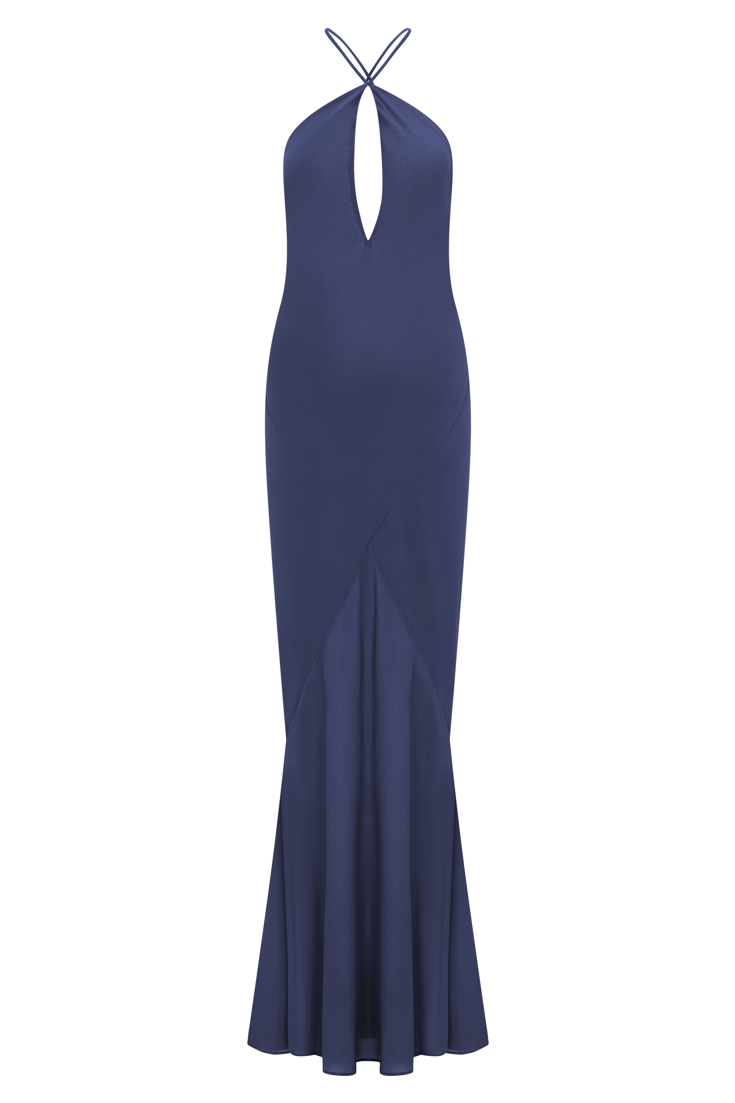 Nerea Slip Halter Maxi Dress - Purple Ink - Image 7