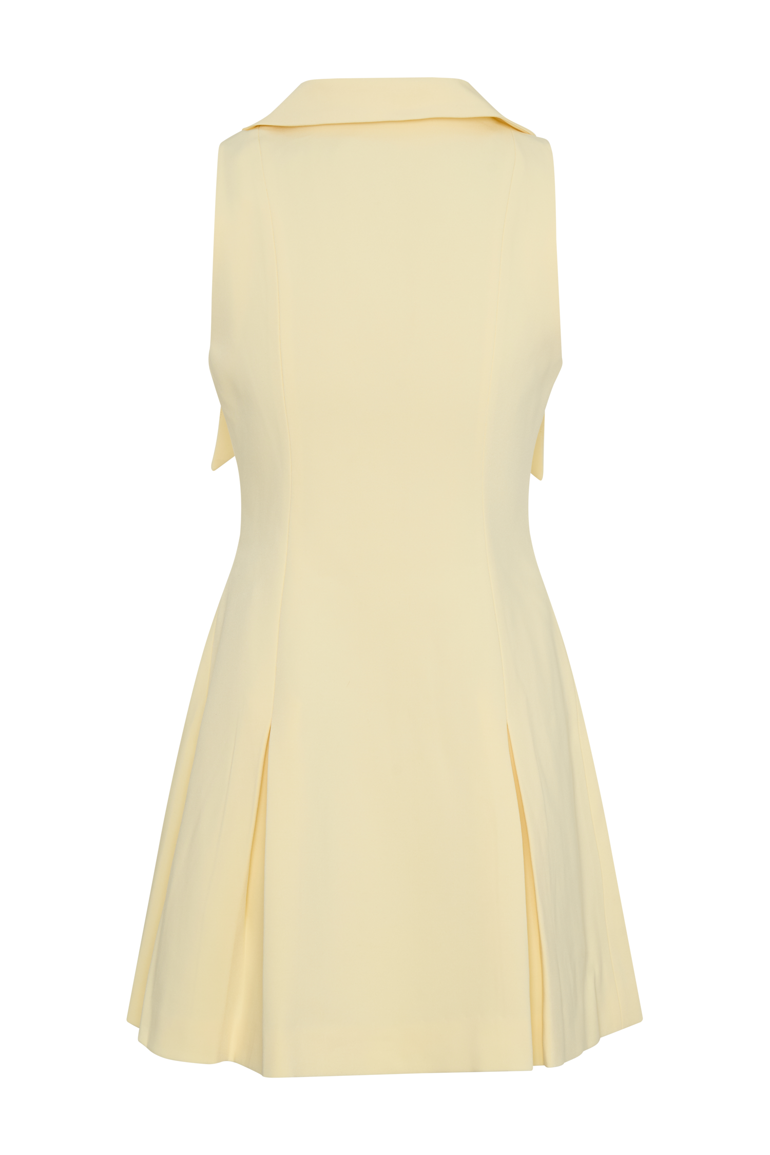 Oli Sleeveless Mini Dress - Lemon - Image 8