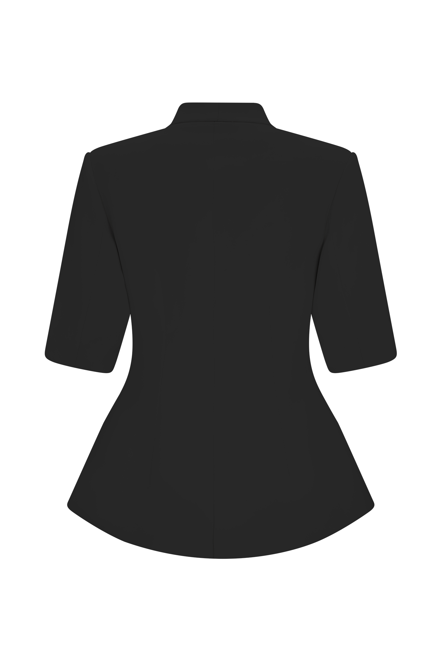 Opal Puff Sleeve Suiting Top - Black - Image 8