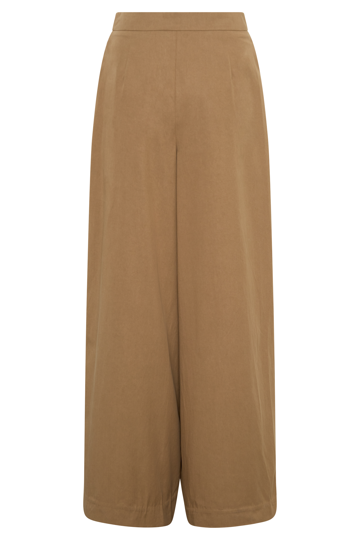 Owen Draped Wide Leg Pants - Mocha - Image 8