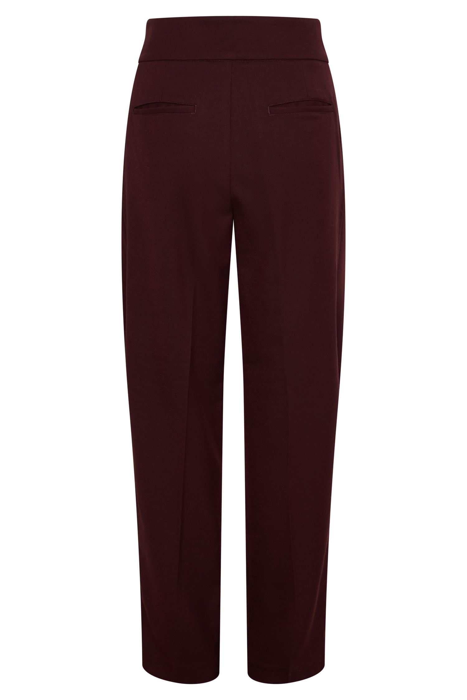Penelope Pleated High Waisted Pants - Mahogany - Image 10