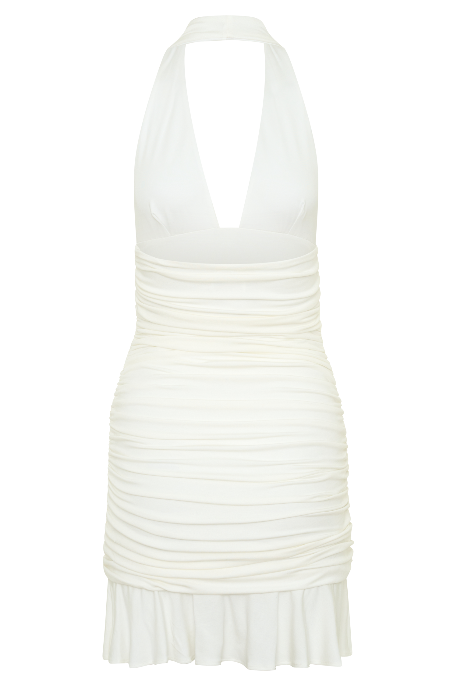 Peregrine Modal Halter Mini Dress - Ivory - Image 6