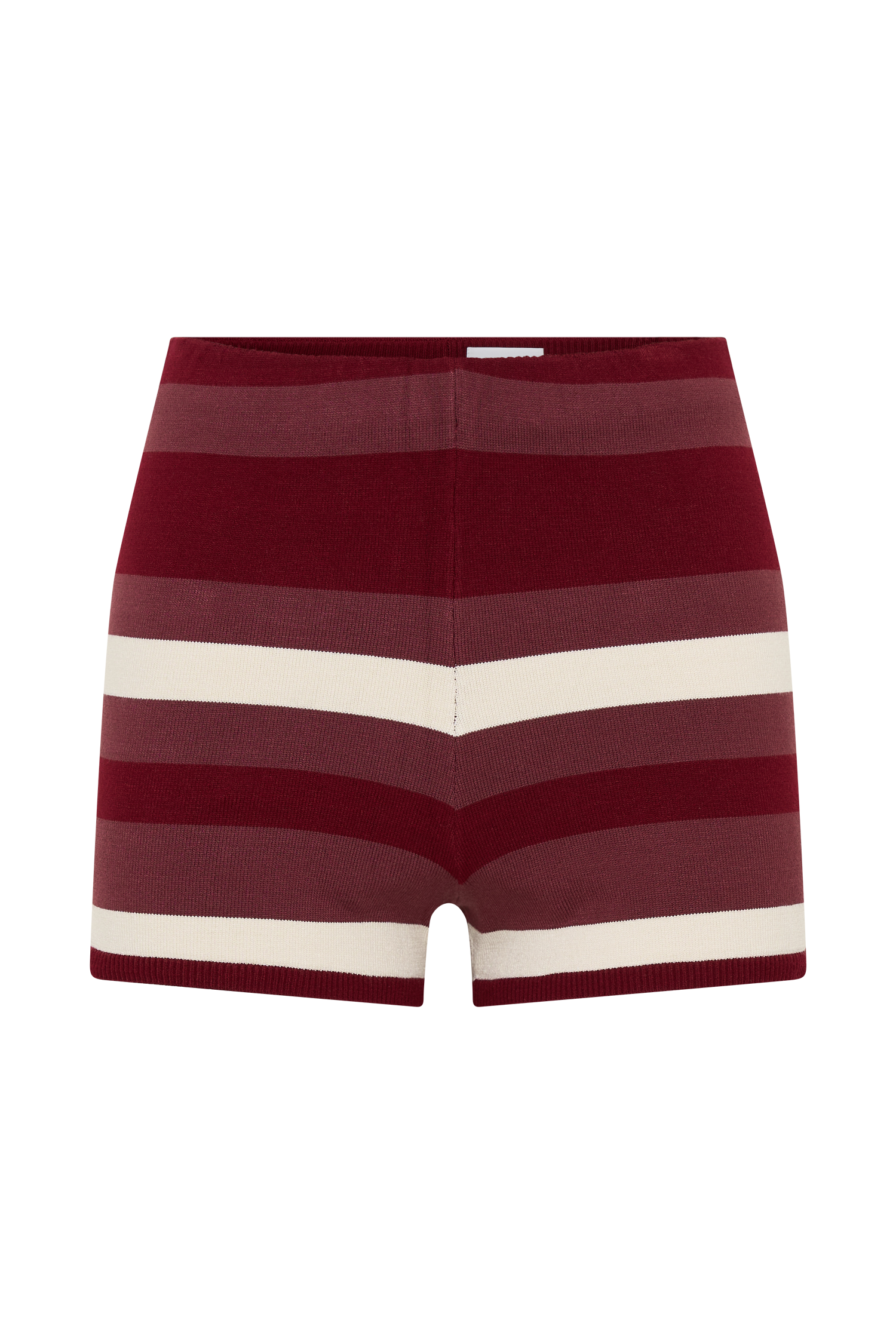Philly Stripe Knit Short - Burgundy/Cream - Image 10