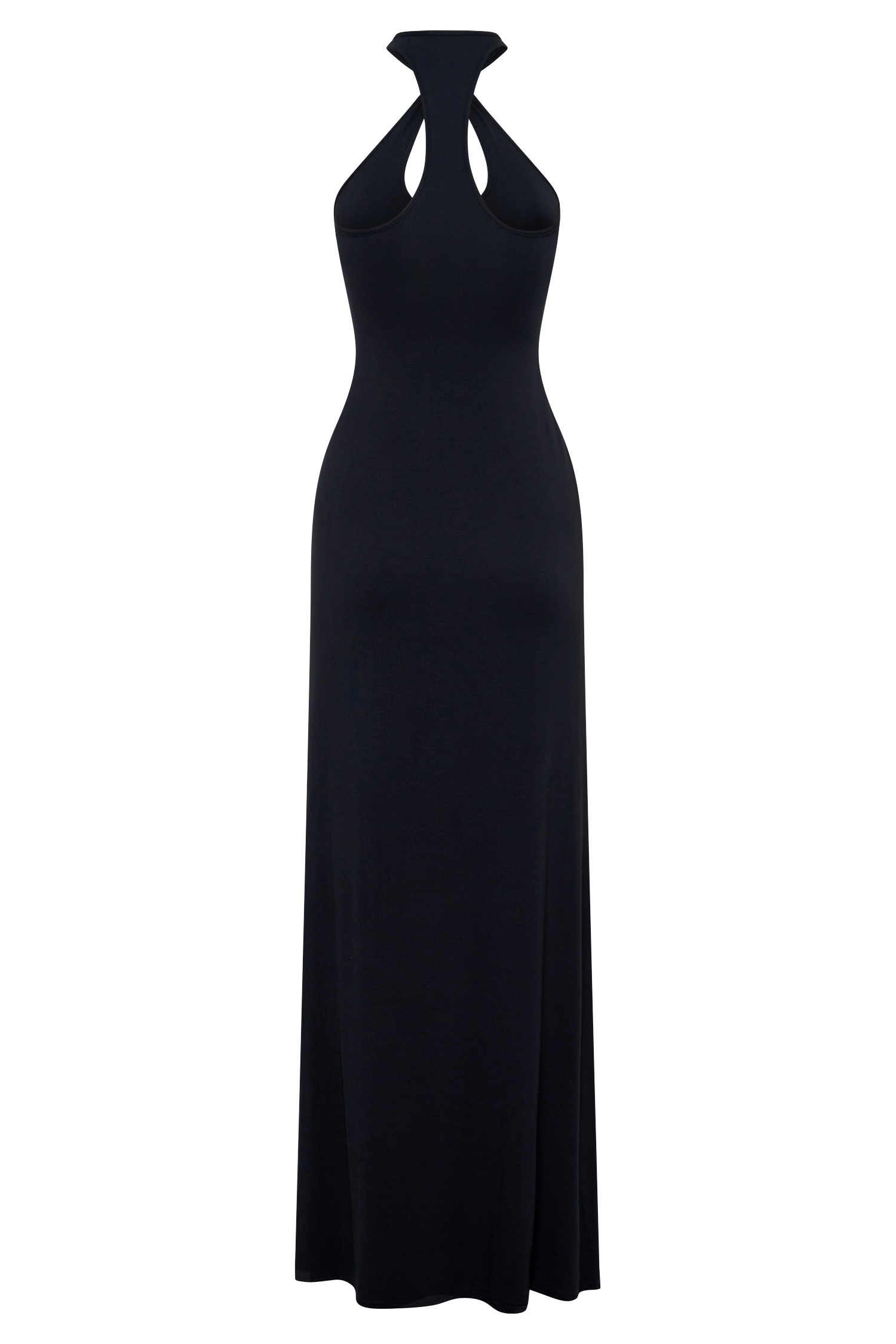 Ramona Modal Maxi Dress With Hardware - Black - Image 6