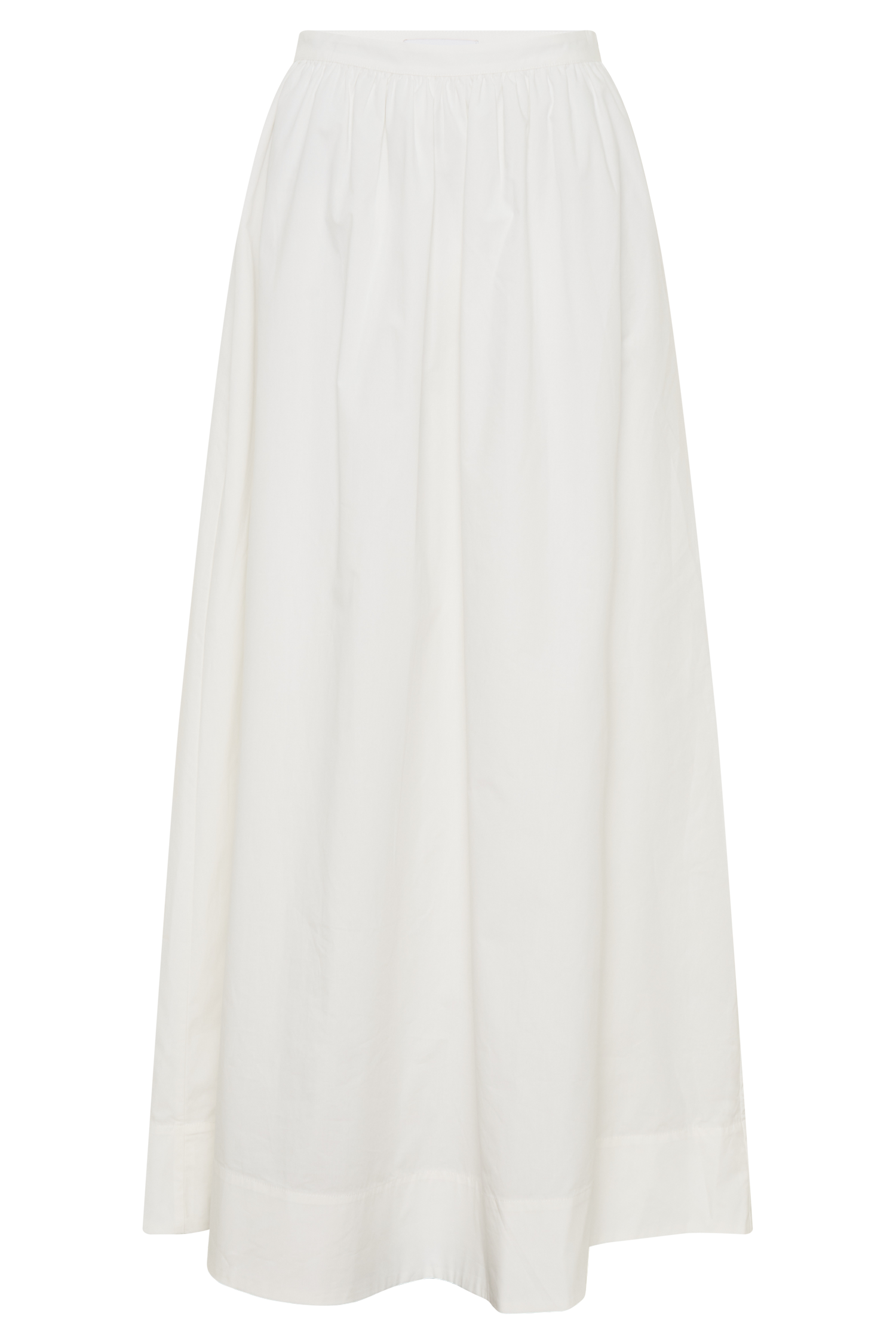 River Gathered Maxi Skirt - White - Image 8