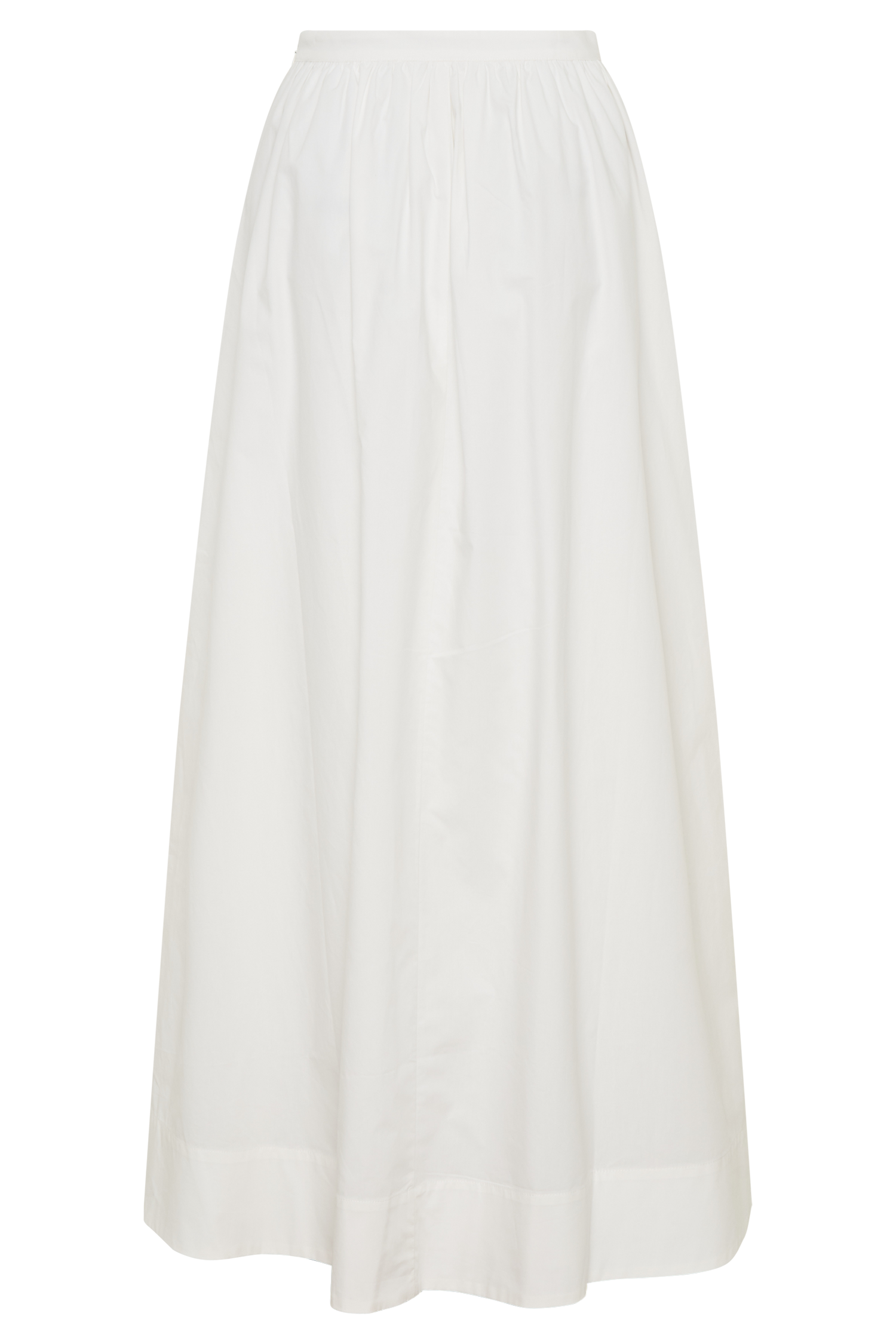 River Gathered Maxi Skirt - White - Image 7