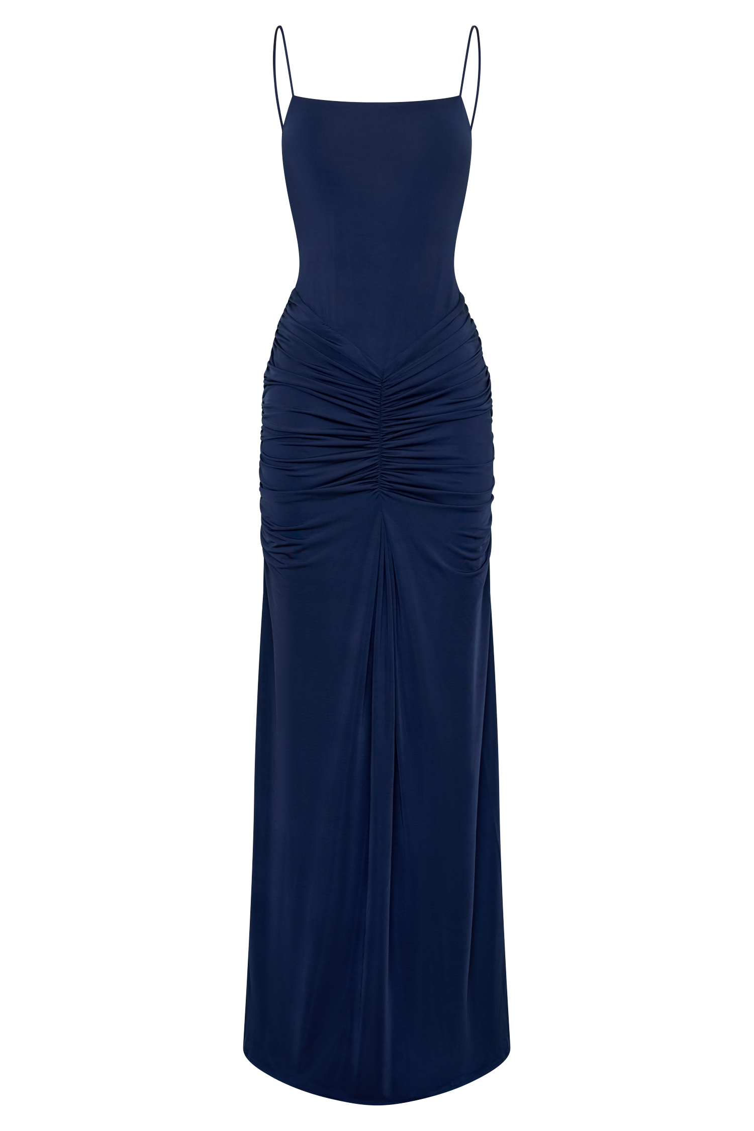 Roisin Slinky Maxi Dress - Navy - Image 7