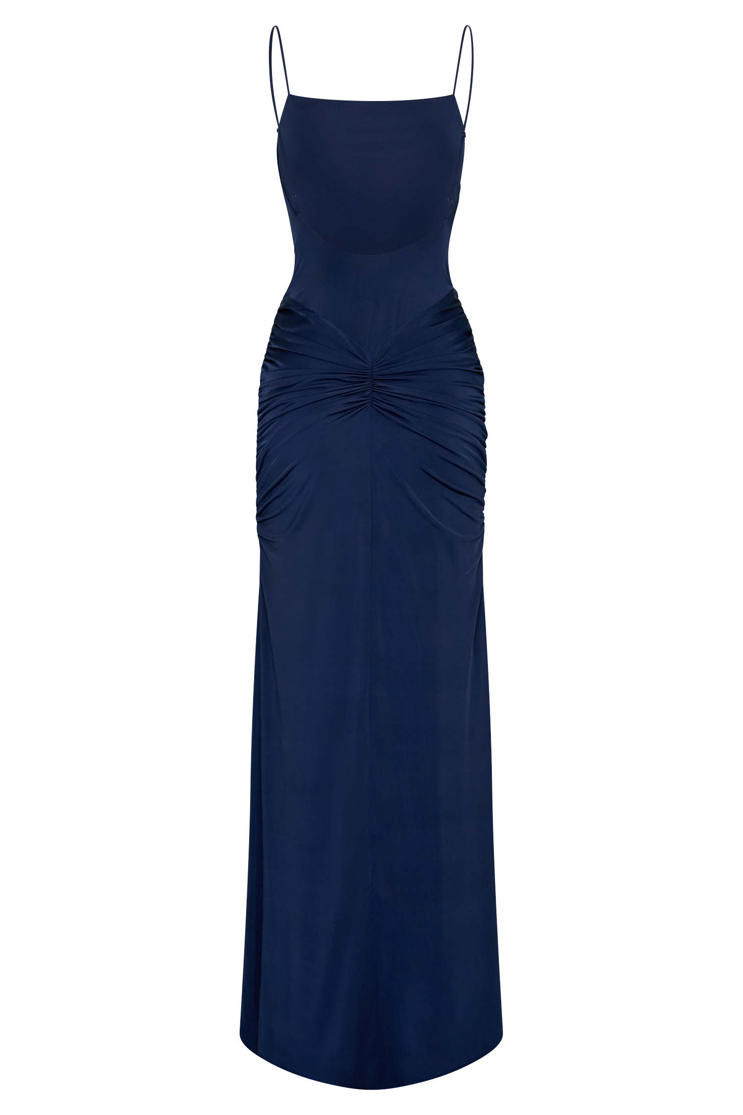 Roisin Slinky Maxi Dress - Navy - Image 6