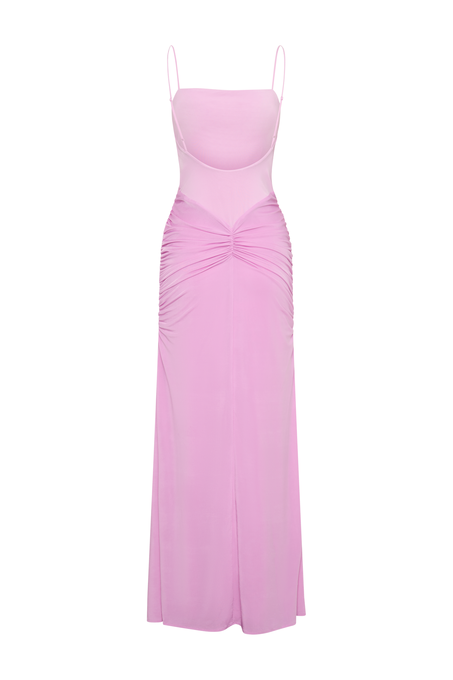 Roisin Slinky Maxi Dress - Powder Pink - Image 6
