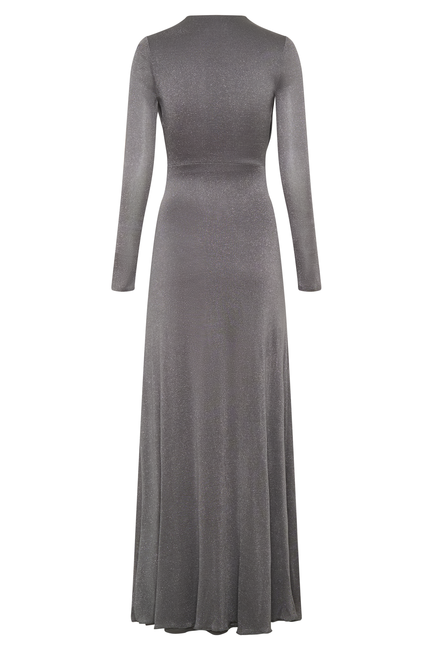 Scarlet Lurex Cowl Maxi Dress - Silver - Image 10
