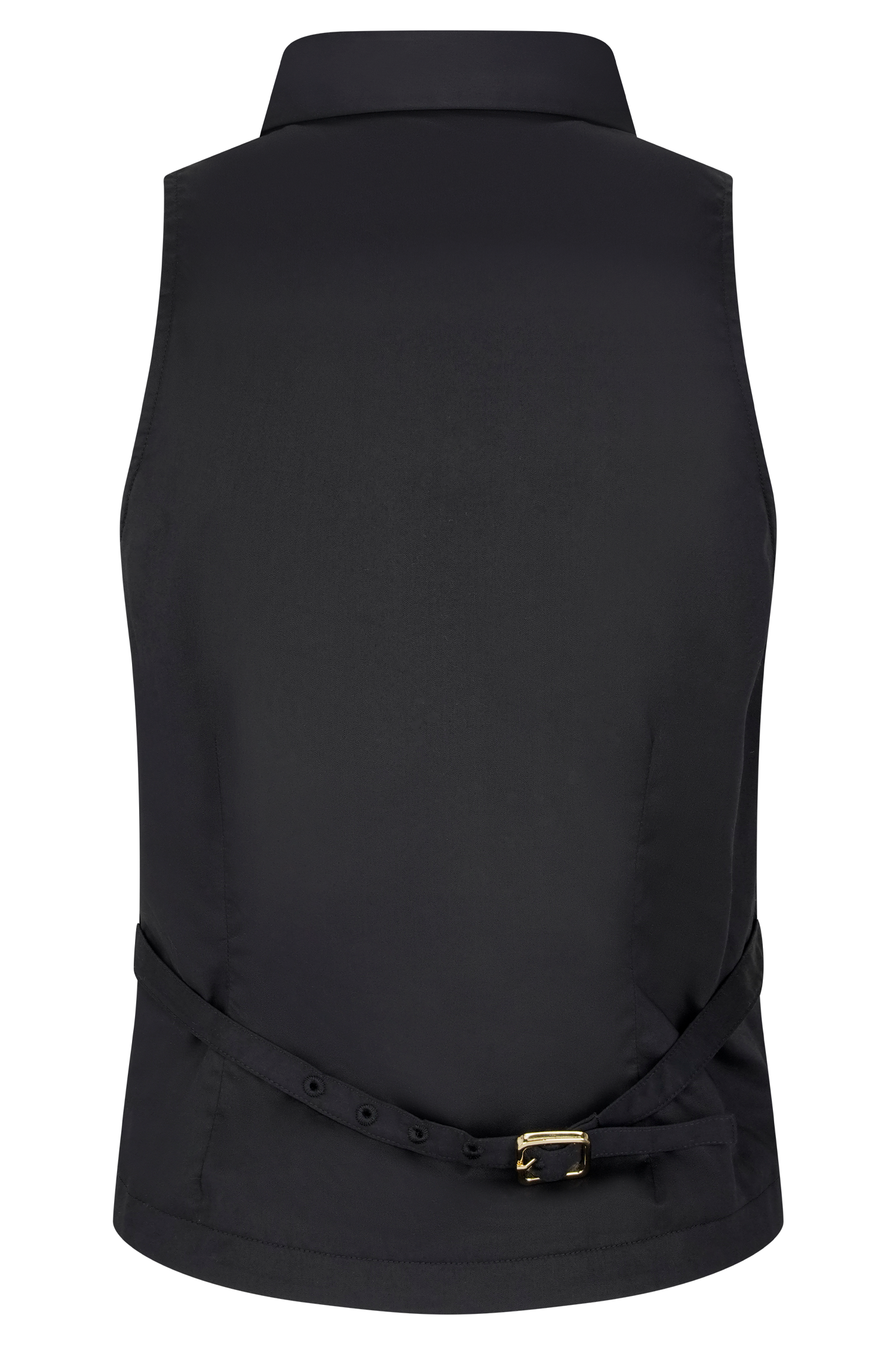 Selene Sleeveless Halter Shirt - Black - Image 8
