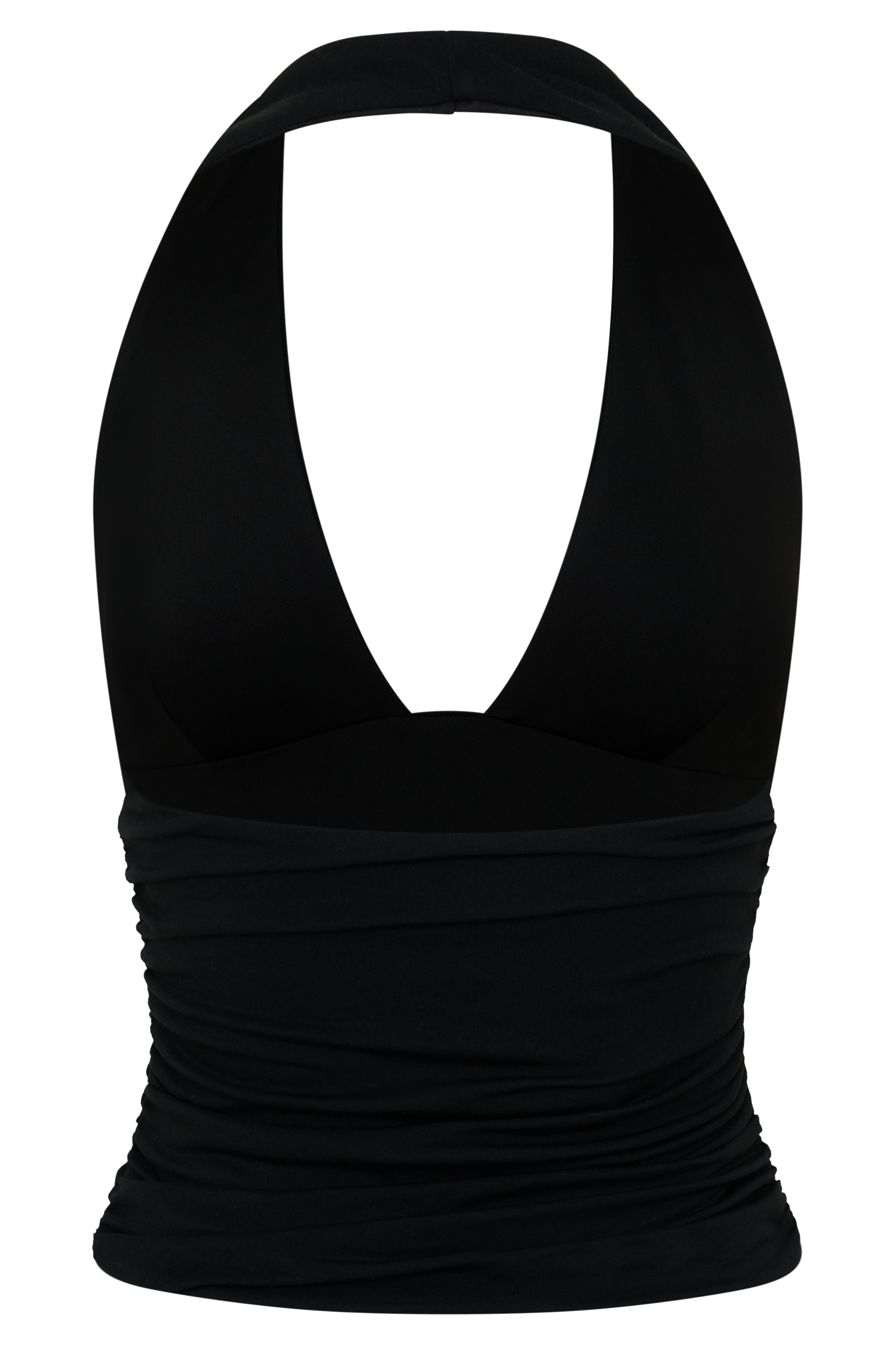 Peregrine Modal Gathered Halter Top - Black - Image 8
