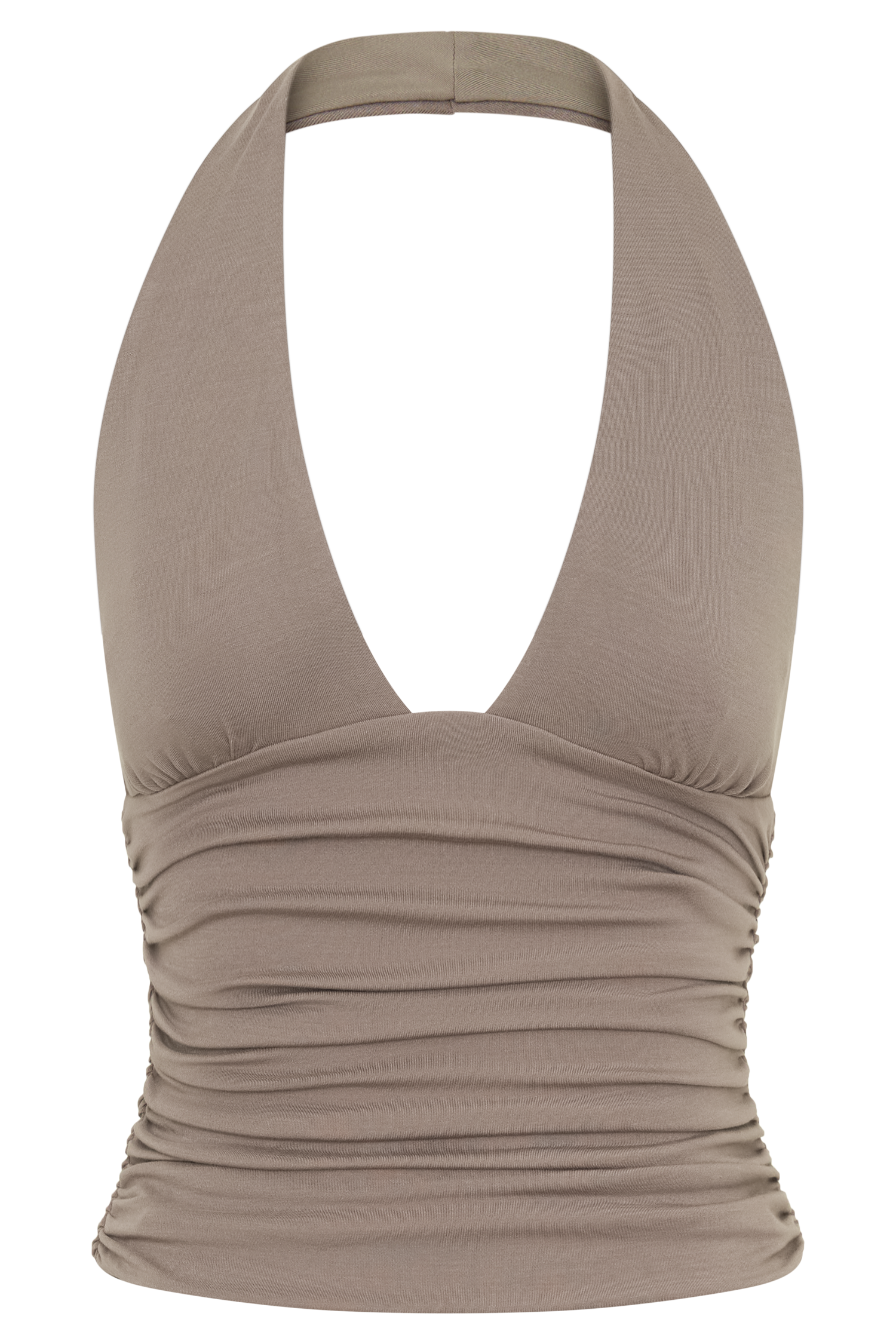 Peregrine Modal Gathered Halter Top - Neutral - Image 11