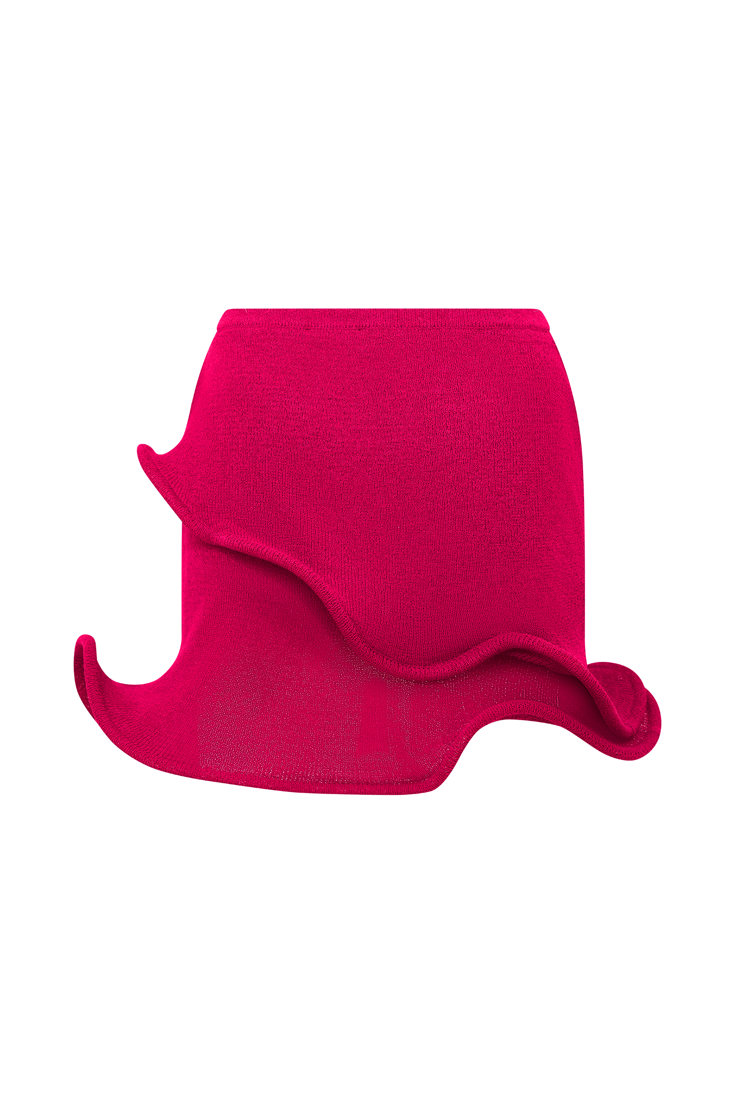Haisley Knit Mini Skirt - Raspberry - Image 8