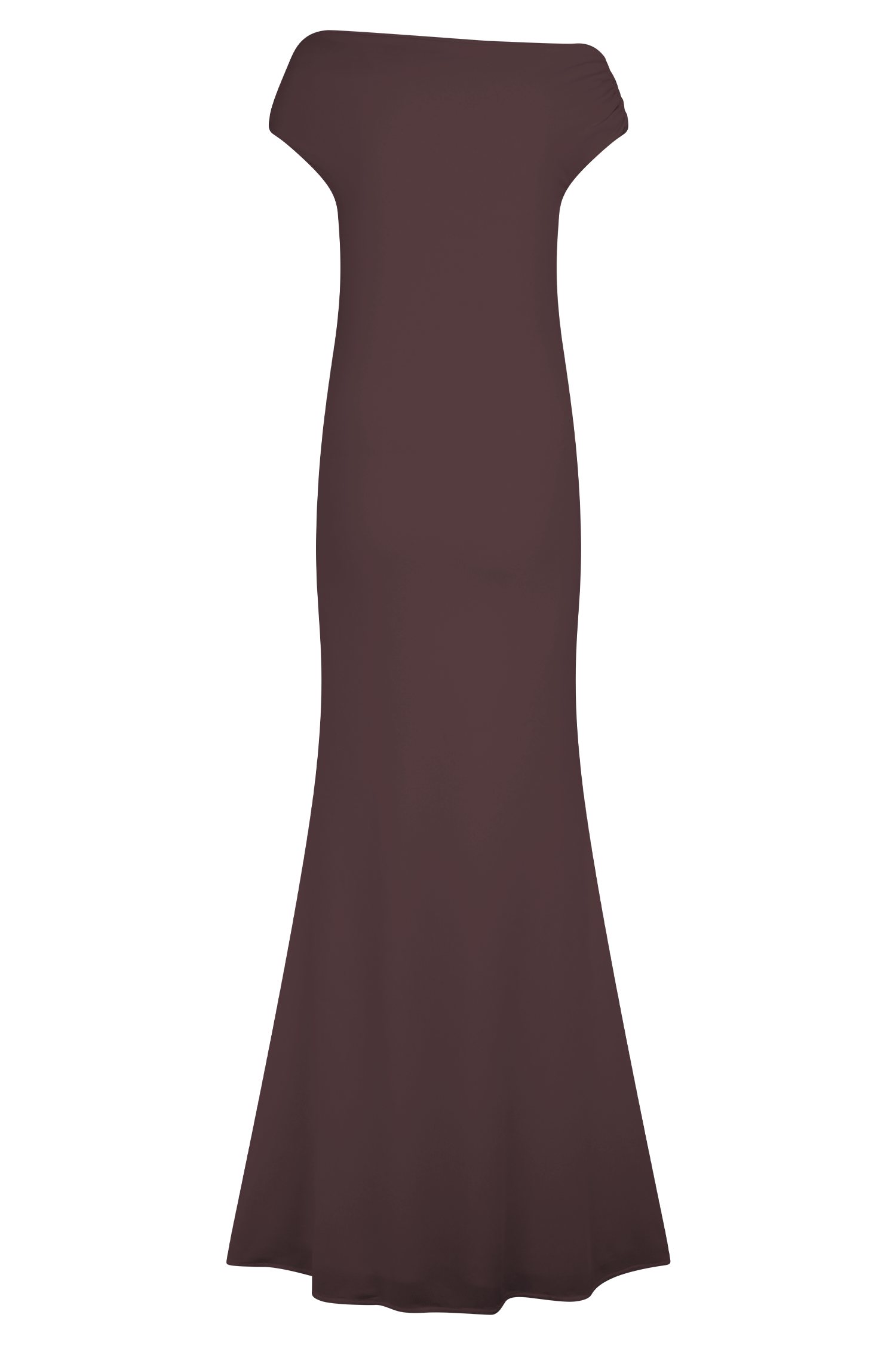 Kinsley Slinky Maxi Dress With Hardware - Chocolate - Image 7