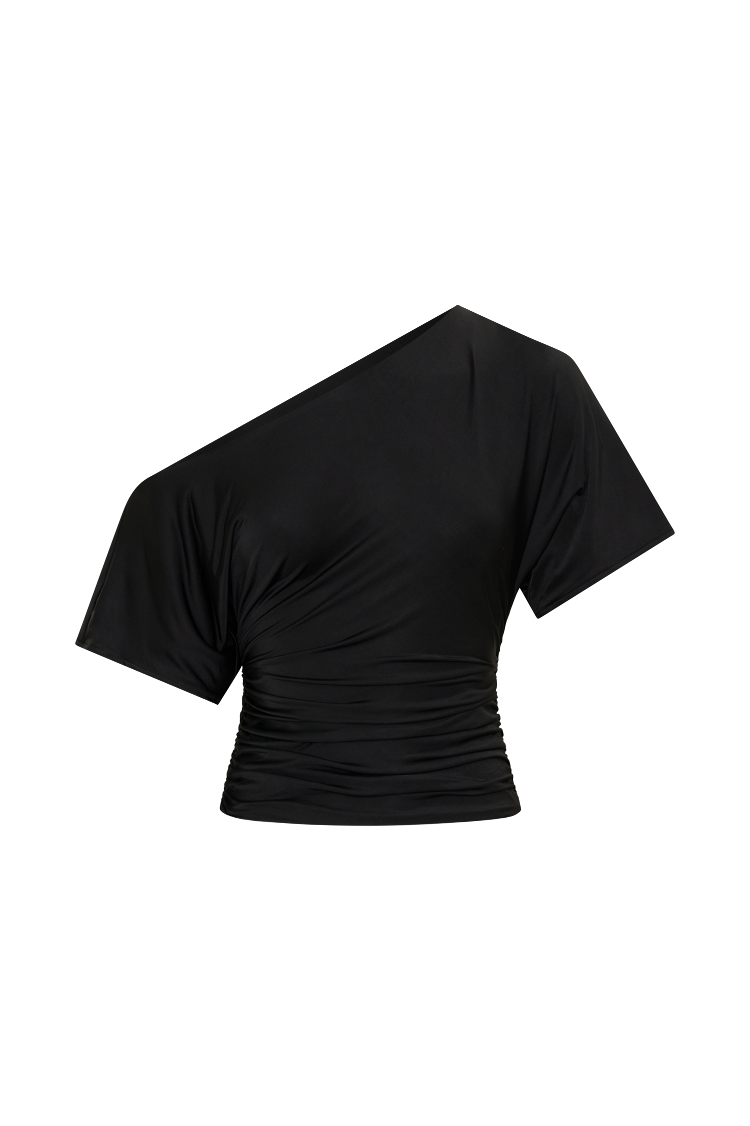Luu Off Shoulder Slinky Top - Black - Image 10