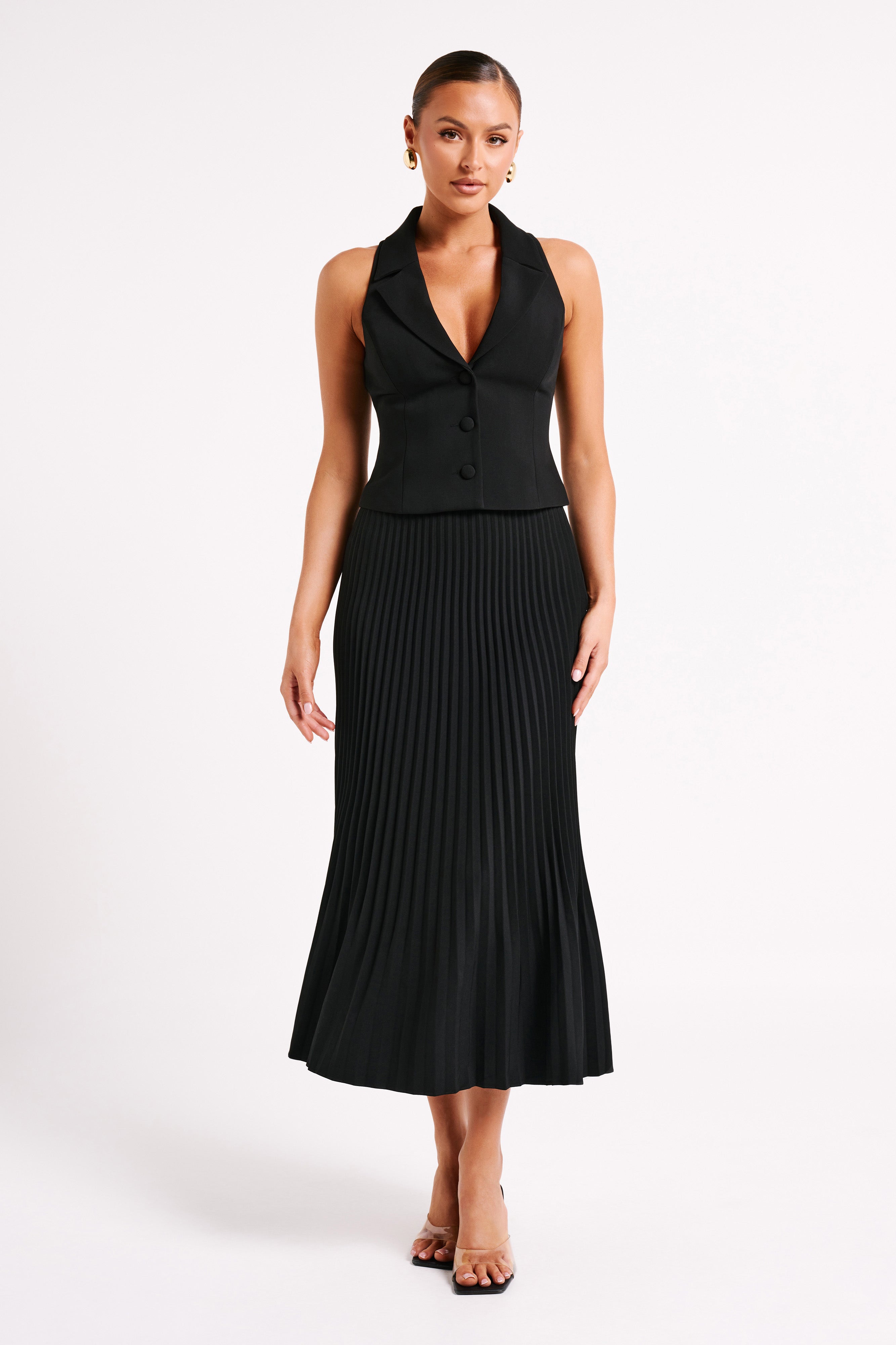 Mura Suiting Vest - Black - Image 10