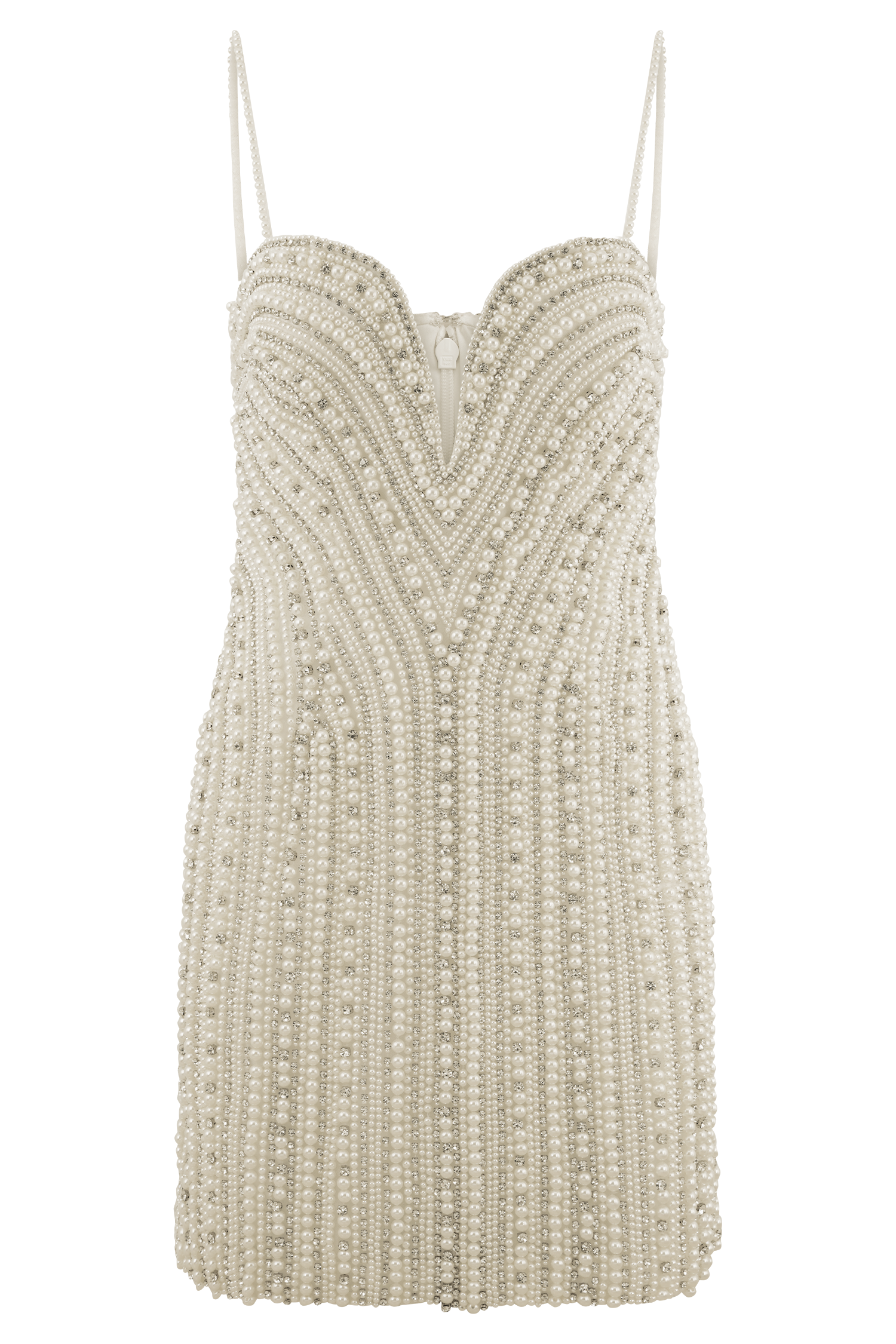Naveena Embellished Mini Dress - Silver - Image 12