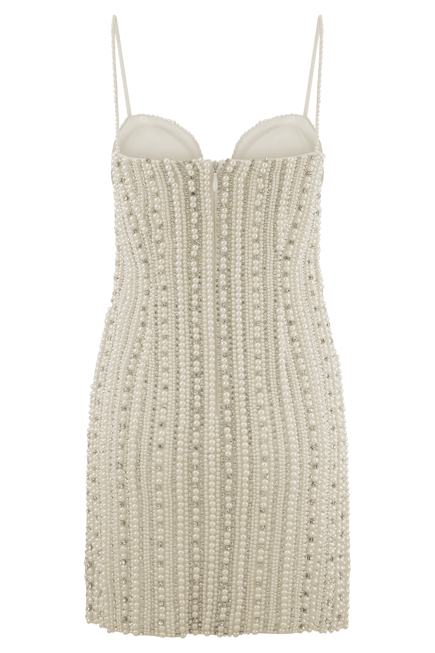 Naveena Embellished Mini Dress - Silver - Image 11