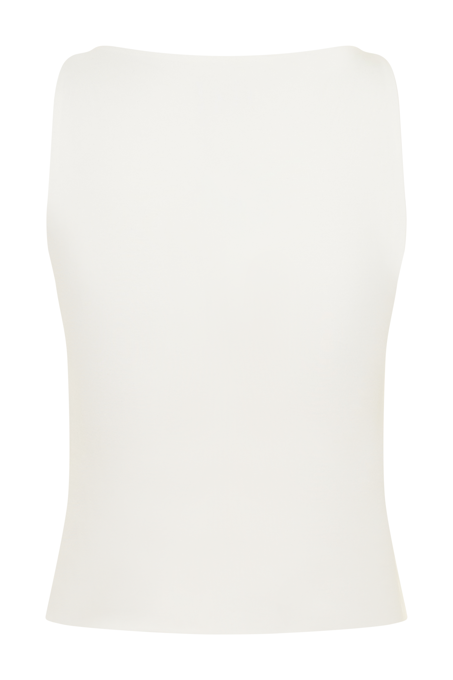 Nicolette Sleeveless Tank Top - White - Image 6