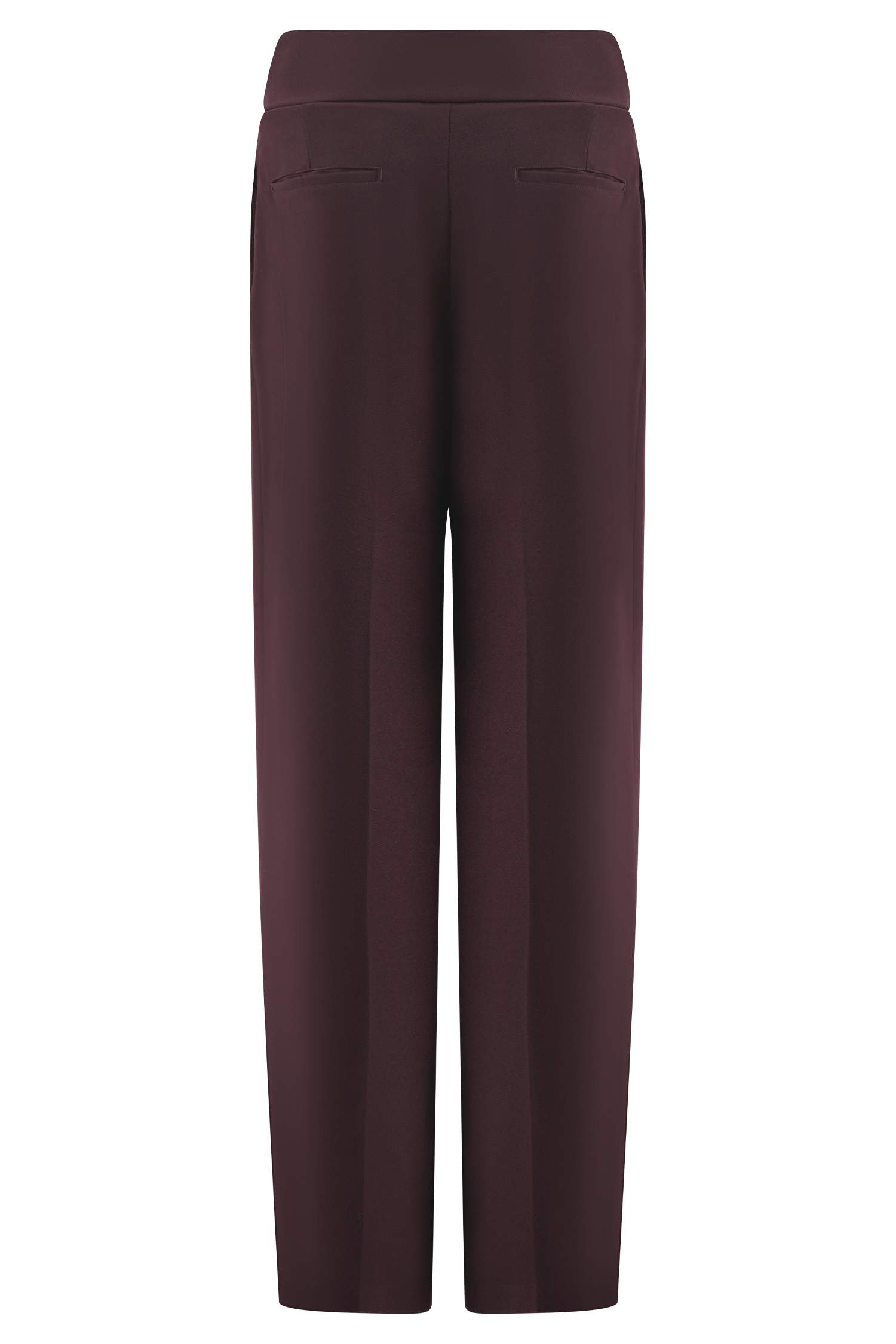 Penelope Pleated High Waisted Pants - Chocolate - Image 9