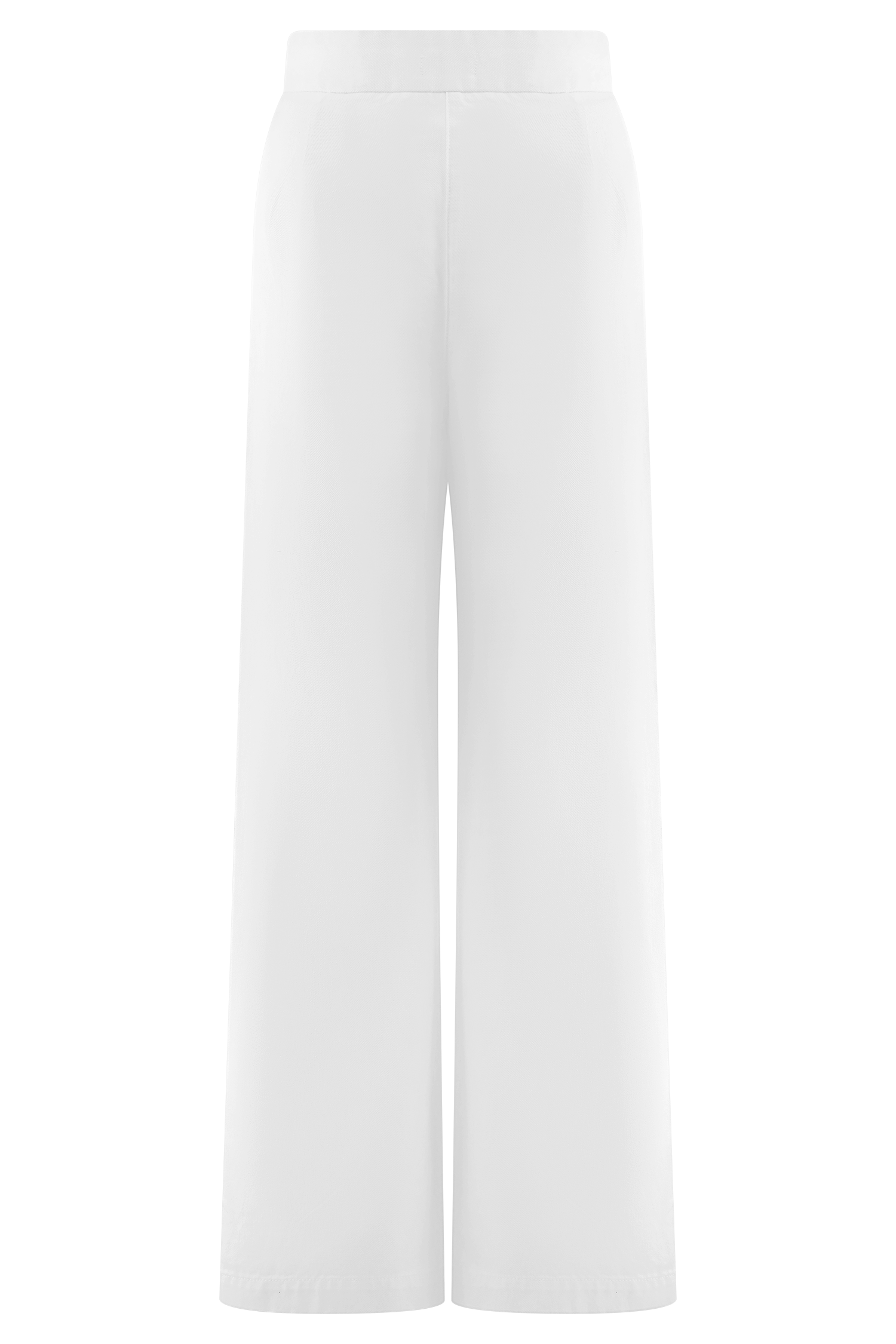Rayne Wide Leg Denim Jeans - White - Image 8